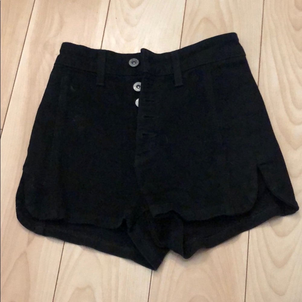 Black carmar sailor style shorts